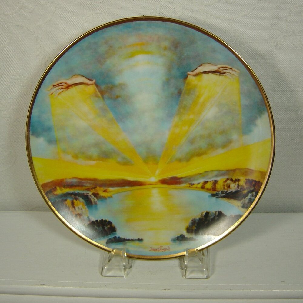 Yiannis Koutsis plate-In the Beginning-1st in The Creation Series-1977